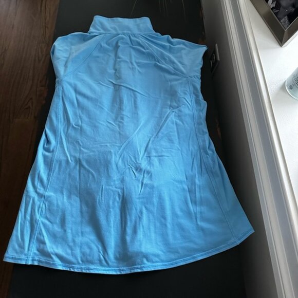 Lily Pulitzer luxletic zip up ~ light blue, size L. - Picture 5 of 6